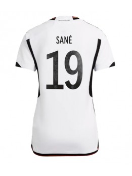 Tyskland Leroy Sane #19 Replika Hemmakläder Dam VM 2022 Kortärmad